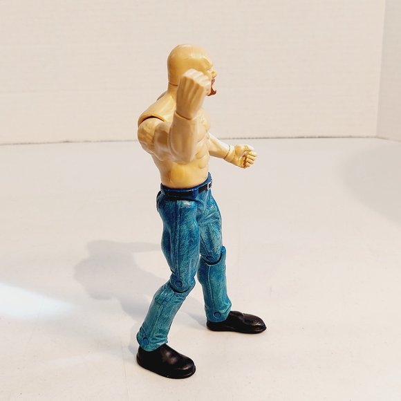 Vtg WWE Action Figure Stone Cold Steve Austin 7" Jakks Pacific Titan Tron Live - Picture 4 of 5